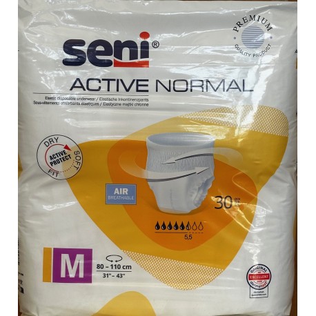 Cueca Fralda Seni Active Normal M